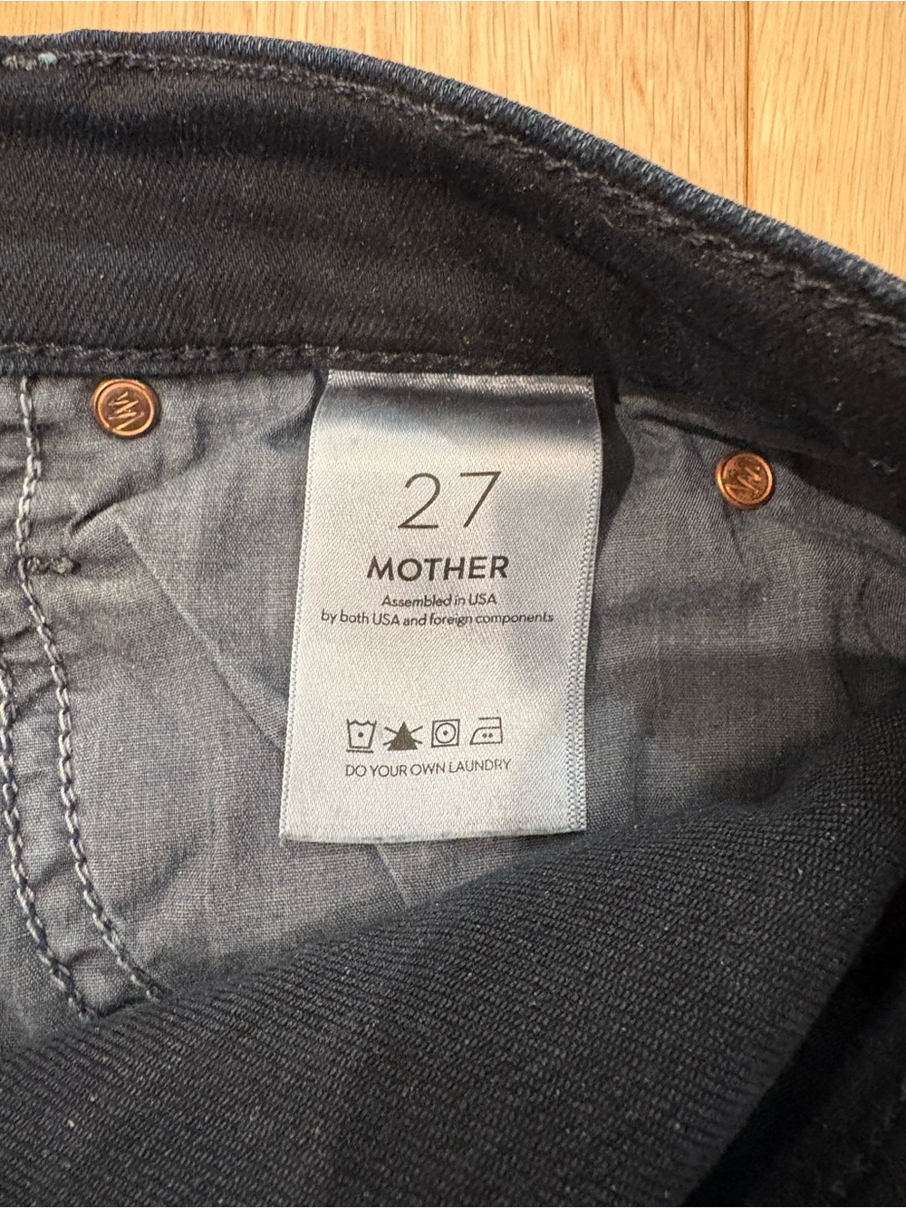 MOTHER High-Rise The Stunner Zip Two Step Fray Jeans - Picture 6 of 8